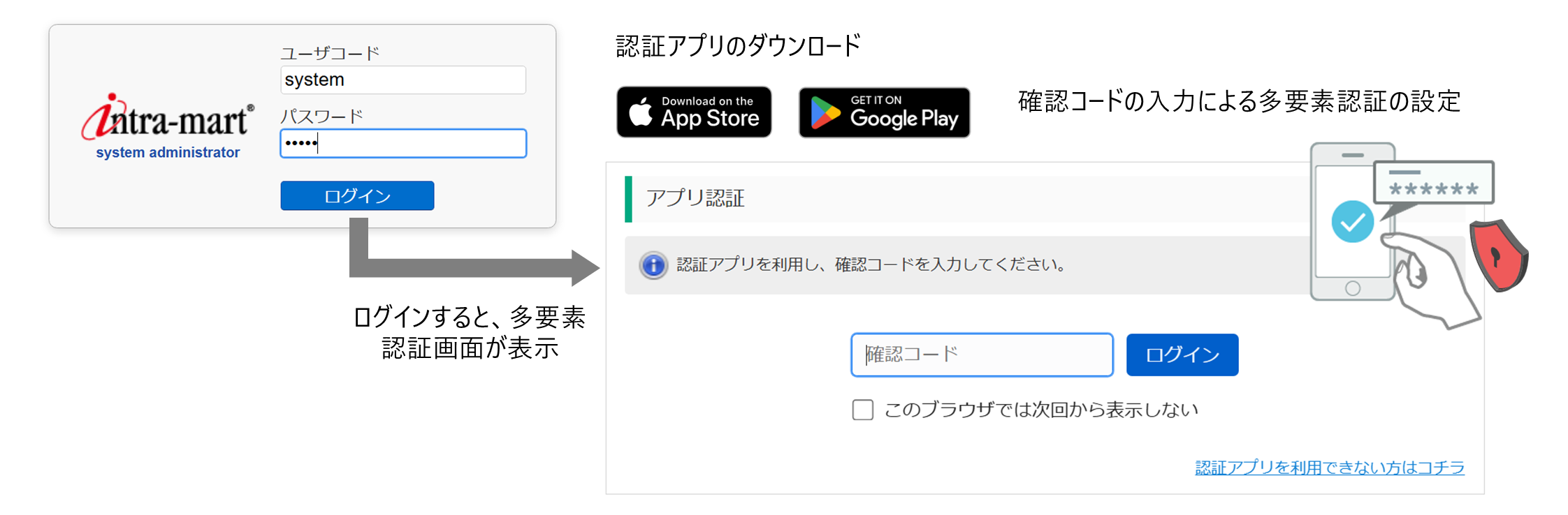 多要素認証の設定