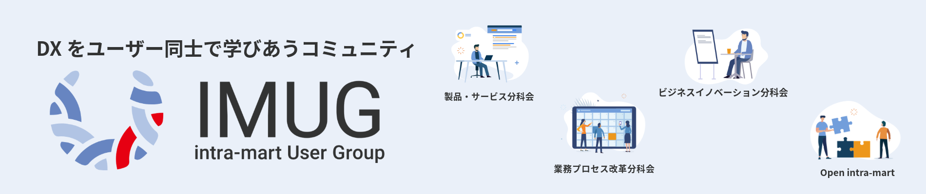 DXをユーザー同士で学びあうコミュニティ IMUG intra-mart User Group