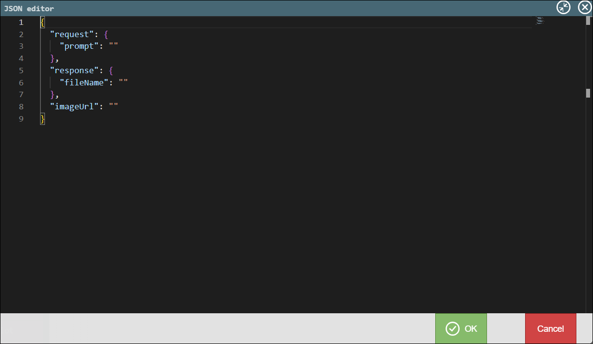 変数設定JSON